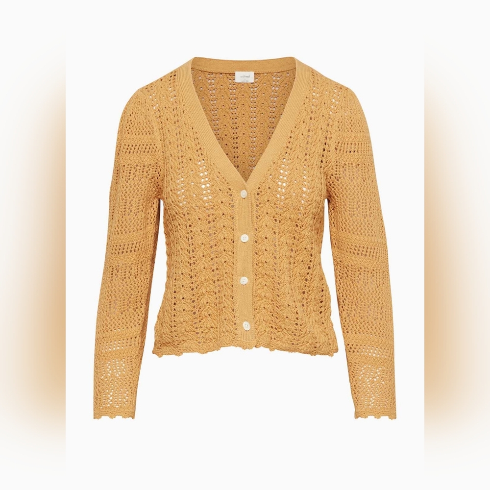 Wilfred Splendour Cardigan in Apricot Peach - Size S - Picture 6 of 12
